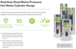 Stainless Steel solar ready hot water cylinders. Solar how water cylinders.